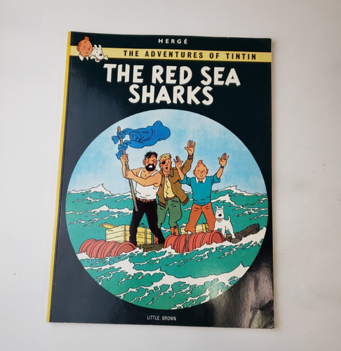 Tintin red sea sharks 1976 - red, pb