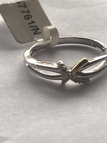 925 silver diamond kiss - diamond, ring