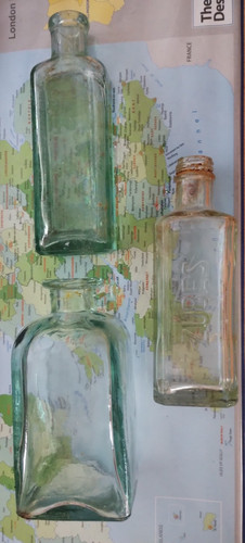 Very old bottles three - bottles.,