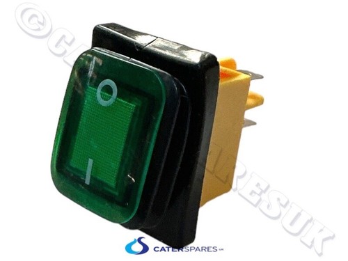 Green illuminated amp on - illuminated,