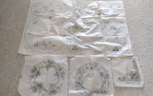 Iron embroidery transfers - iron-on,