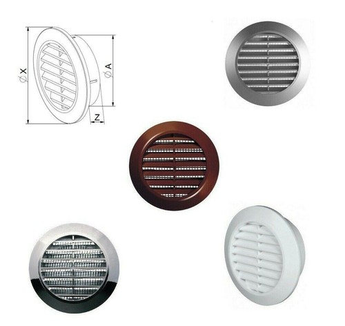 Round air vent - air, grille