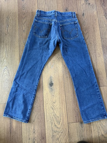 Levi 517 boot - cut, blue