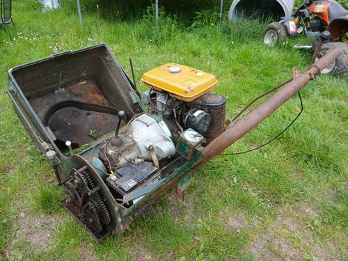 Allett petrol heavy duty lawn - allett,