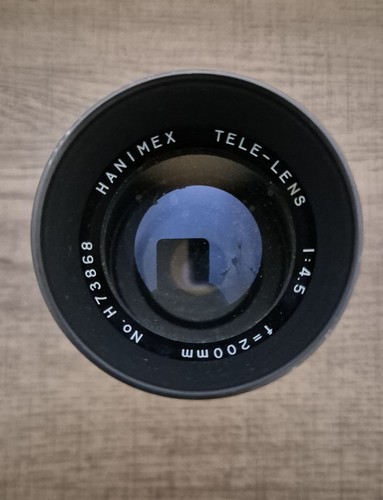 Hanimex 200mm tele lens - hanimex,