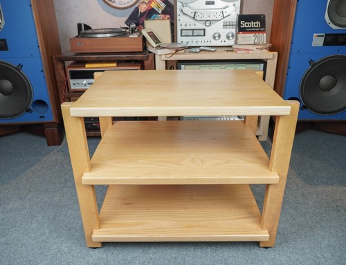 Light oak wood audio - wood, rack