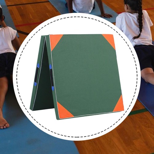 Foldable exercise mat for