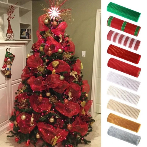 Premium christmas ribbon mesh - premium,