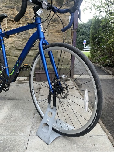 Silver bicycle bike - silver, display
