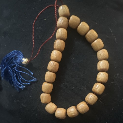 Vintage greek bead wooden - greek, 23