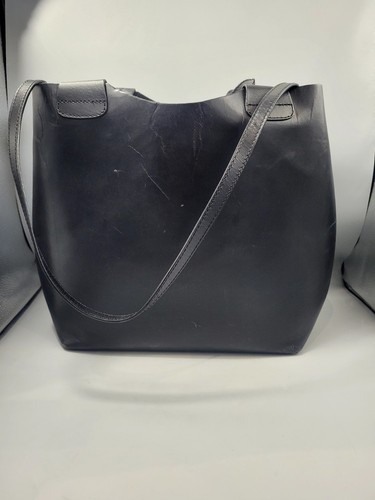 Zara buffalo leather tote - leather,