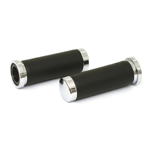 Black chrome grips yamaha - &, grips: