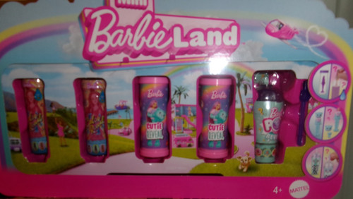 Barbie mini land pack - barbie, 5-pack