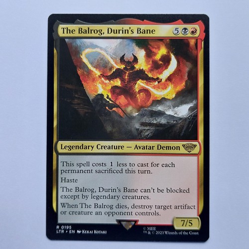 The balrog durin bane - balrog,, 195