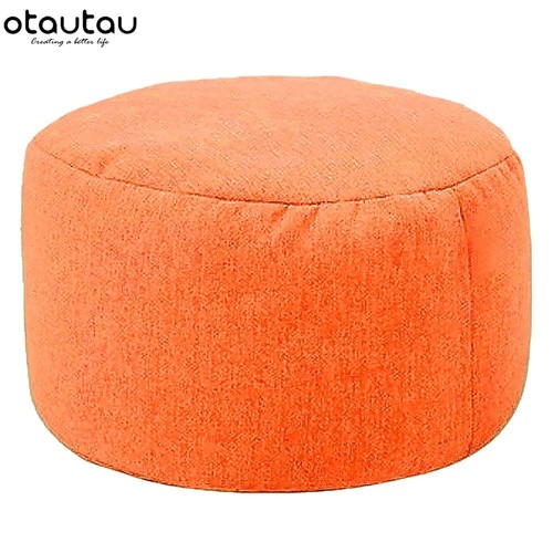 Round stool linen bean - round,