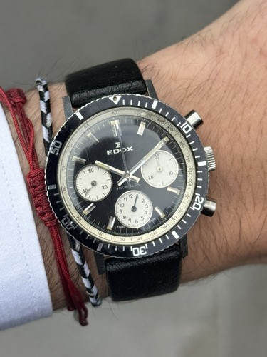 Vintage edox chronograph - edox,