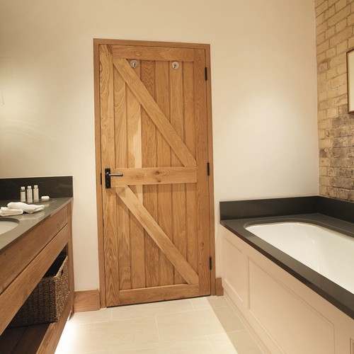 Frame ledge braced solid oak - frame,