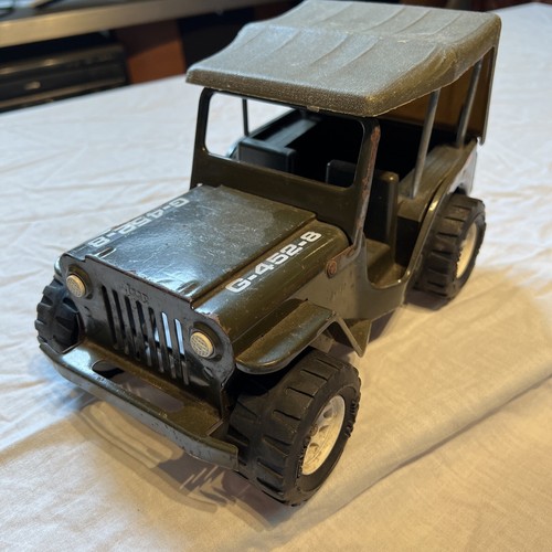 Vintage tonka army jeep - vintage,