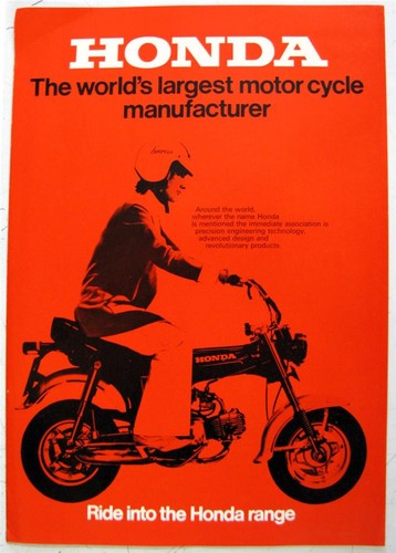 Honda range motorcycle sales - honda,