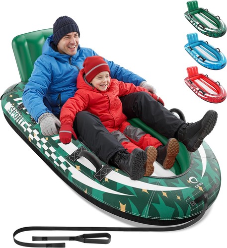 Person inflatable snow sled - 2-person,