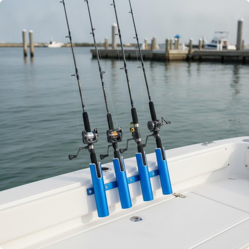 Horizontal fishing rod - fishing, holder