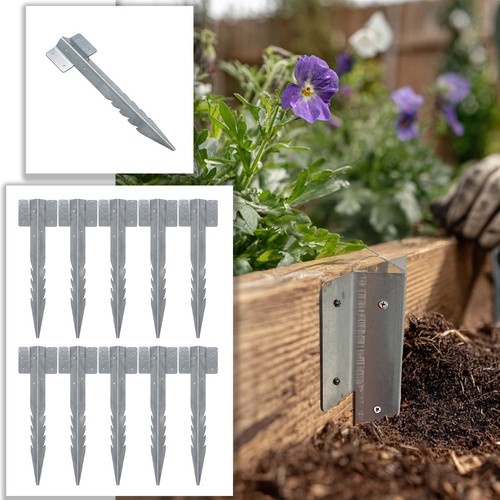 10x railway sleeper brackets - railway,