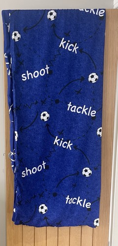Blue football themed - blue, boys