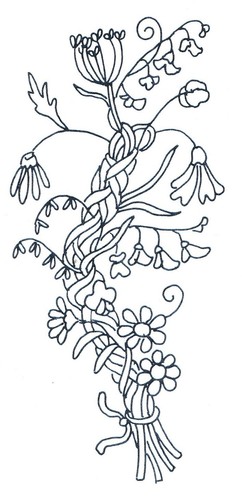 Embroidery transfer iron - embroidery, on