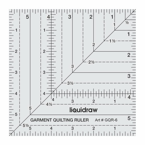 Square quilting ruler x - quilting,