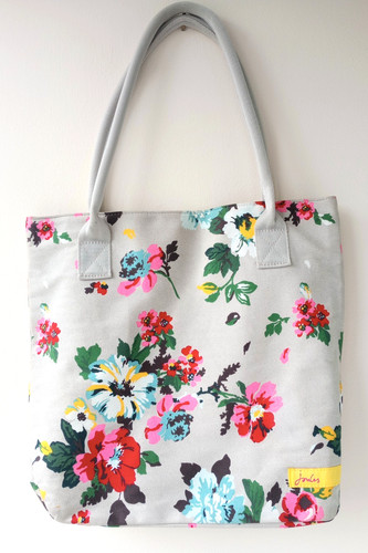 Joules cotton canvas tote - tote, bag