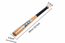 Heavy Duty Wooden Baseball Bat