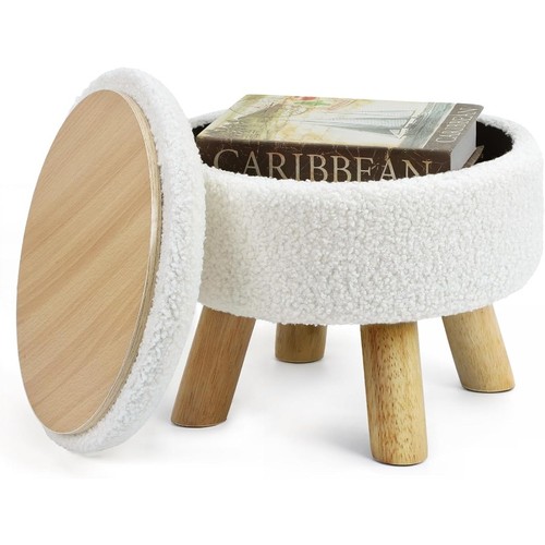 Round footrest with soft - footrest,