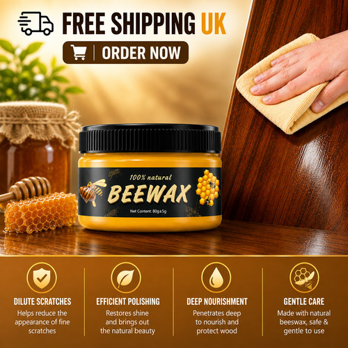 Natural beeswax furniture