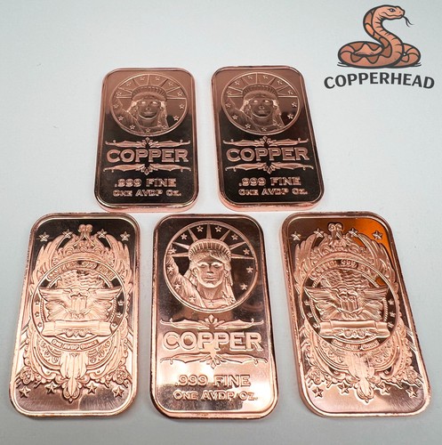 999 solid copper - 5, 1