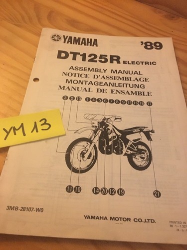 Yamaha dt125r electric 1989 - dt125r,