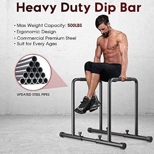 Parallel bar dip station - parallel, heavy