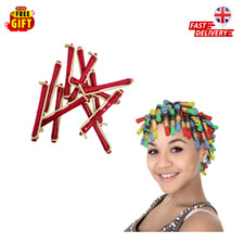 MR Perm Rods (0.6x9cm) Natural Long Short Hair PermRods with Elastic Rubber-5603