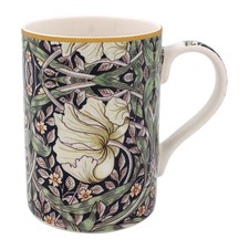 Fine China Mug Coffee Cup Pimpernel William Morris Floral Design in Gift Box