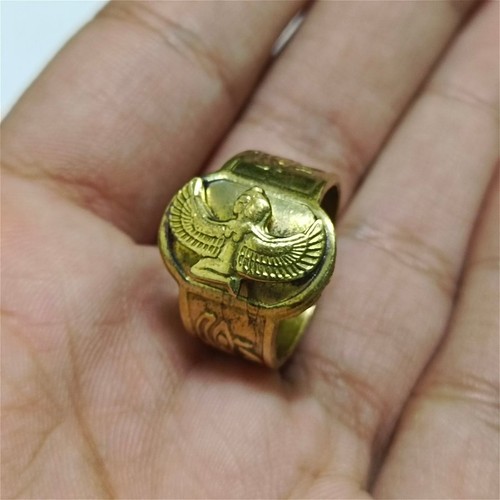 Handmade copper ring - , with