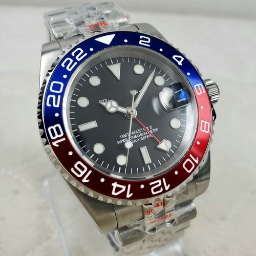 Custom pepsi gmt - black, silver