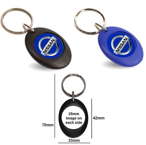 Nissan double sided key fob - nissan,