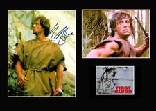 A4 Size Signed Rambo First