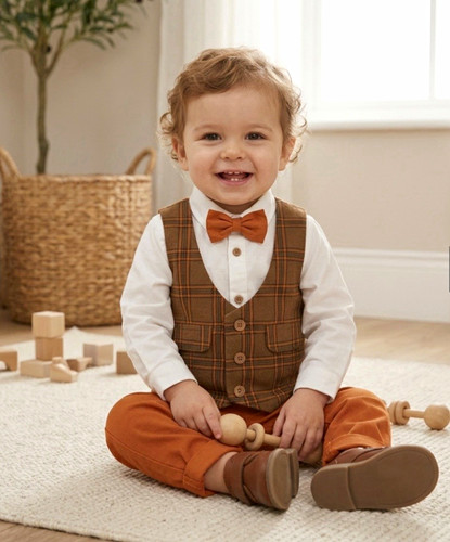 Baby boys bodysuit shirt mock - baby,
