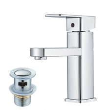 Chrome Modern Bathroom Single