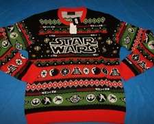Size XL Mens Christmas Sweater Star Wars Holiday Sweater Star Wars