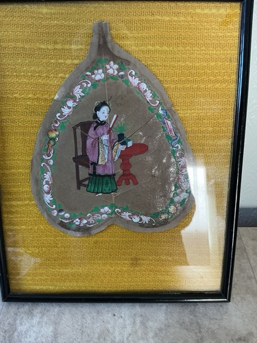 Vintage chinese gouache - vintage,