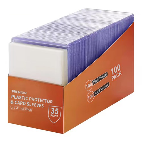 100x top loaders clear rigid - 100x,
