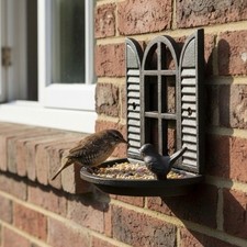 Cast Iron Window Bird Feeder