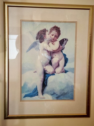 Vintage framed bouguereau - framed,