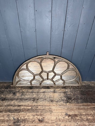 Reclaimed antique georgian fan - antique,
